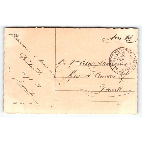 Musicians Bugs Horn Band Fantasy Postcard Cockroach Beetles Anthropomorphic - Picture 2 of 2